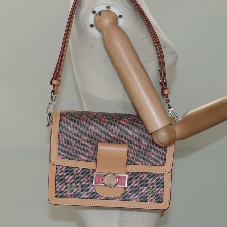 【日本直送】路易威登 Monogram LV Pop Dauphine MM 肩包 紅色 M55452 正品 103428S-23