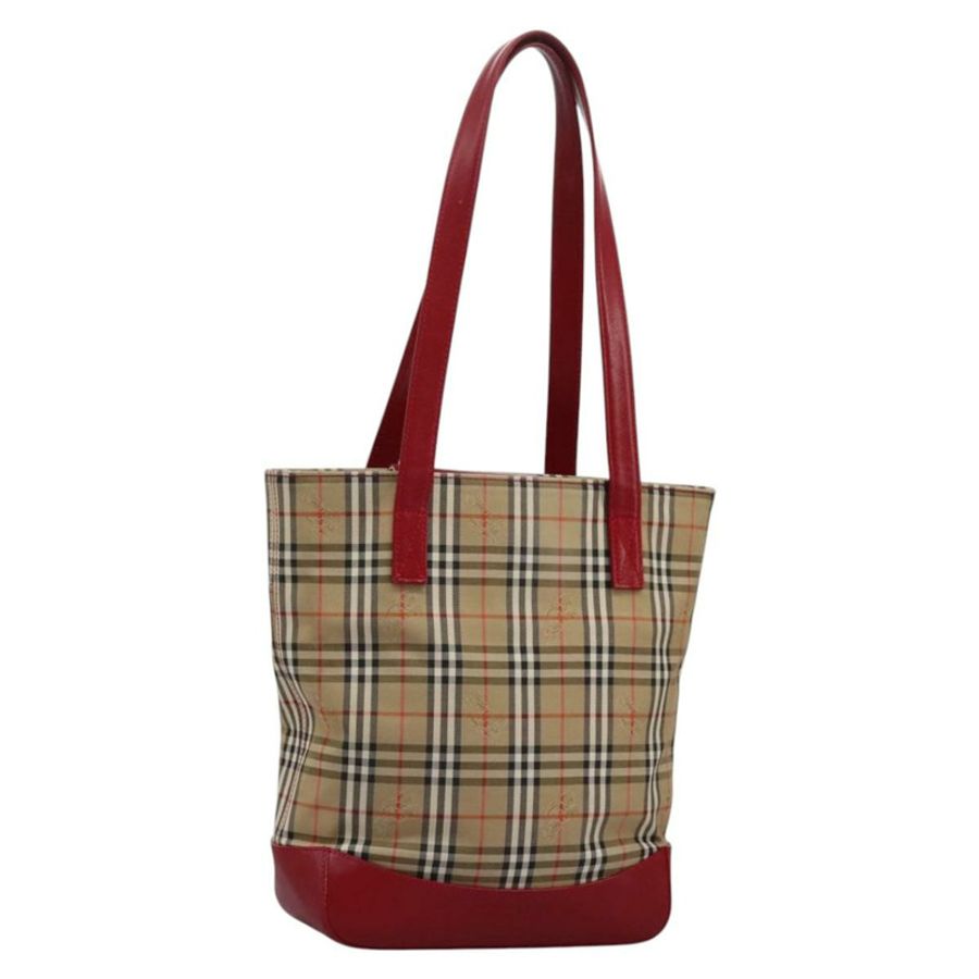【日本直送】BURBERRY Nova 格紋帆布手提包 米色 正品 114210-0