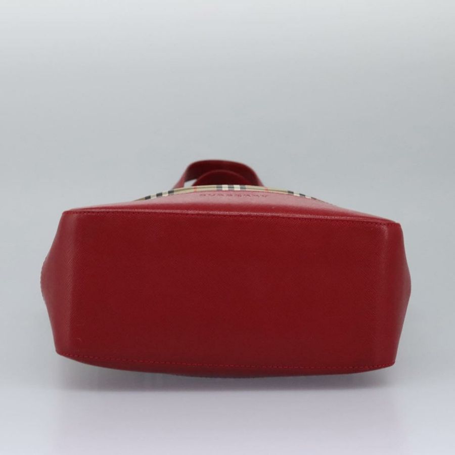 【日本直送】BURBERRY Nova 格紋帆布手提包 米色 正品 114210-4