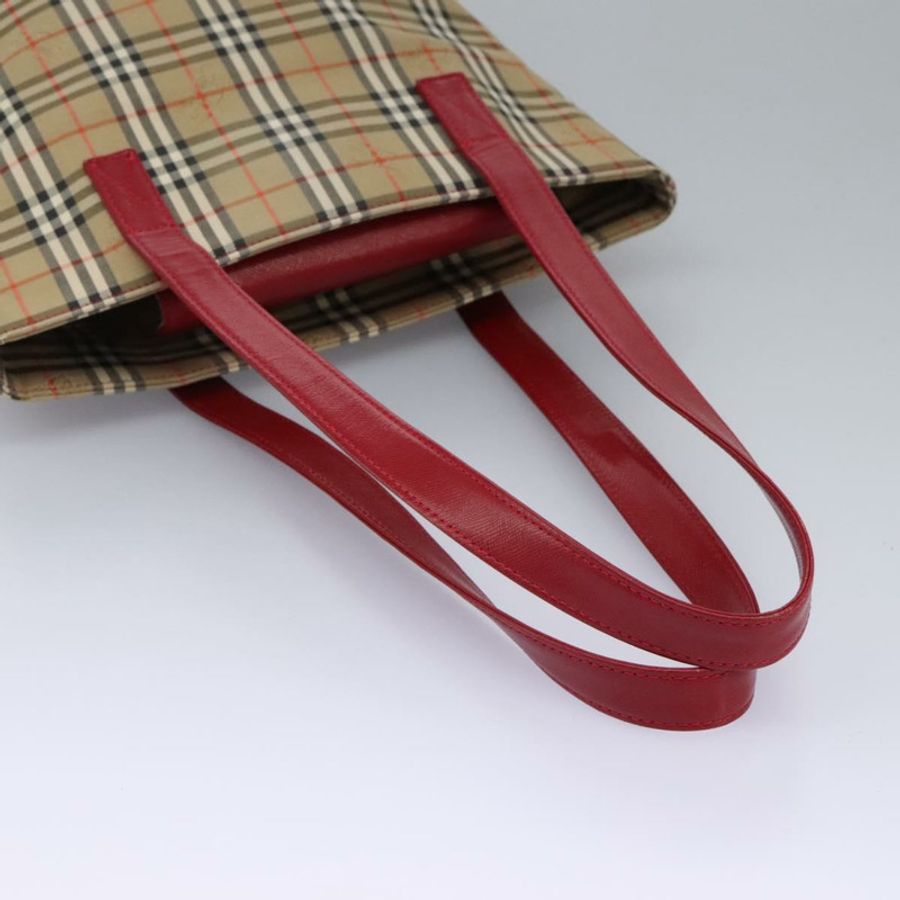 【日本直送】BURBERRY Nova 格紋帆布手提包 米色 正品 114210-6