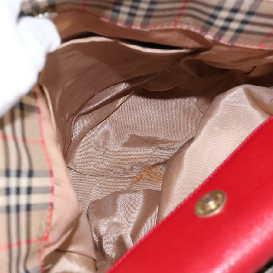 【日本直送】BURBERRY Nova 格紋帆布手提包 米色 正品 114210-10