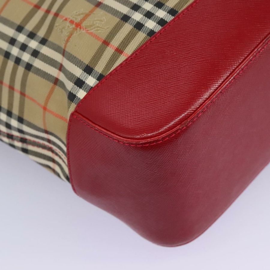 【日本直送】BURBERRY Nova 格紋帆布手提包 米色 正品 114210-14