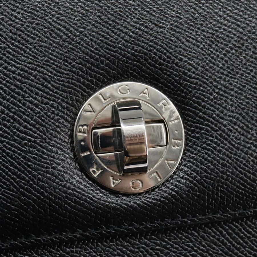 【日本直送】寶格麗黑色真皮手提包,正品編號113988-17