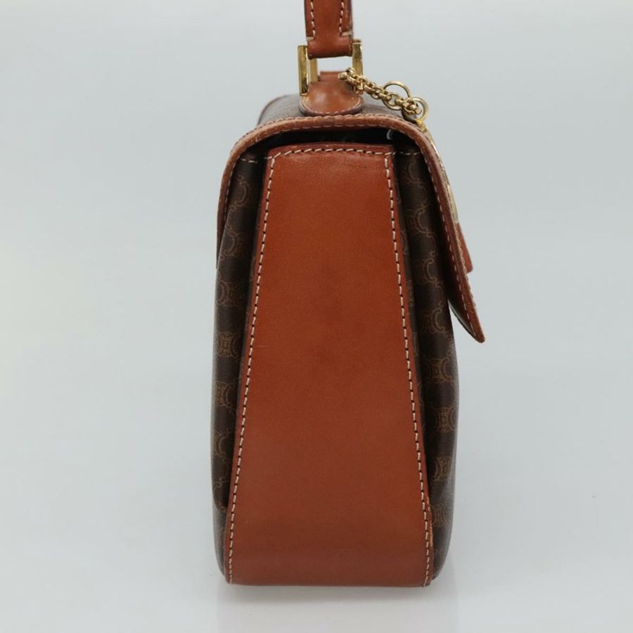 【日本直送】CELINE Macadam帆布手提包 PVC皮革 兩用棕色 正品 113560-2