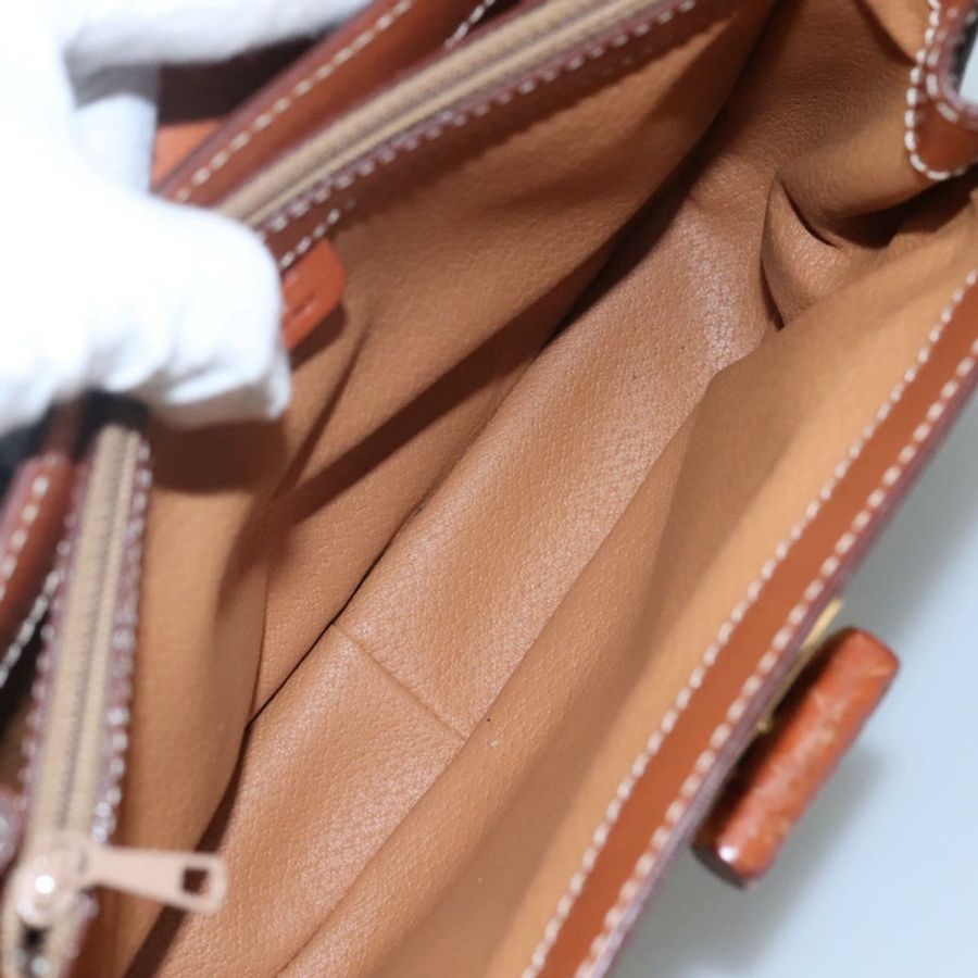 【日本直送】CELINE Macadam帆布手提包 PVC皮革 兩用棕色 正品 113560-9