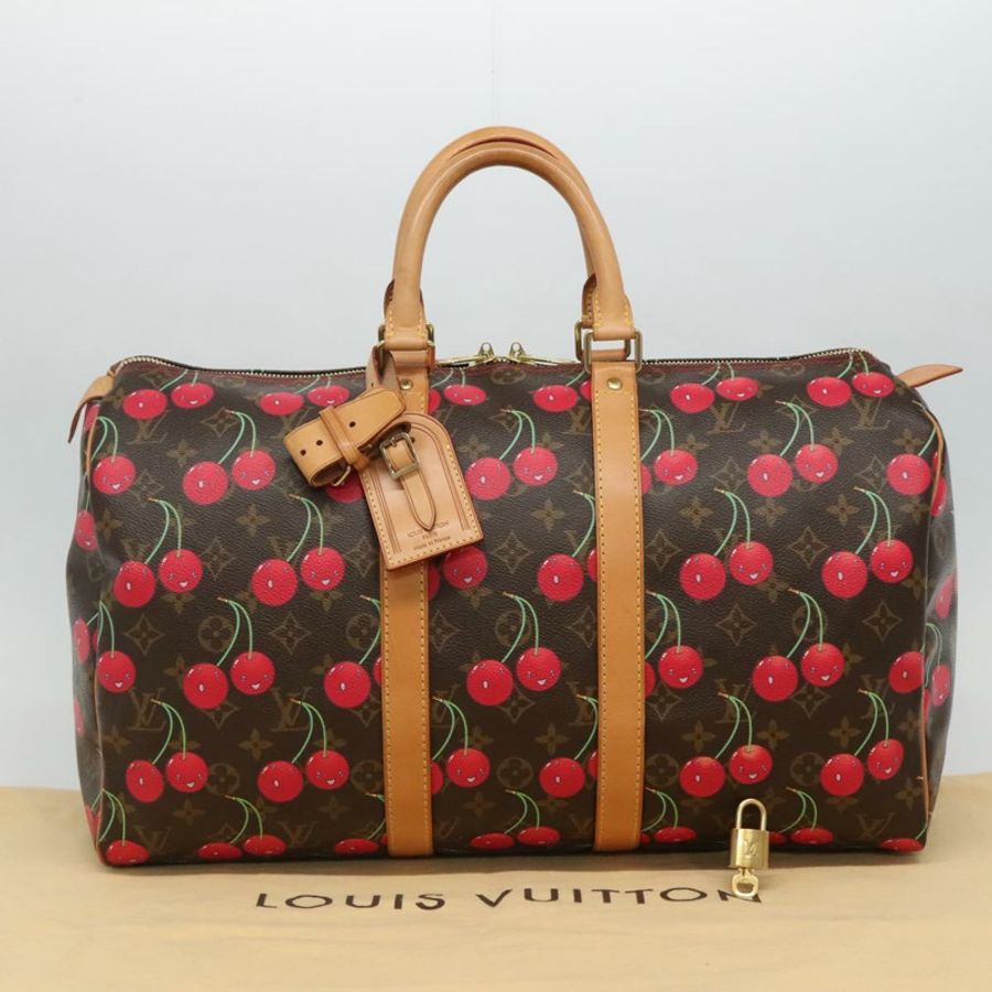【日本直送】路易威登 Monogram Cherry Keepall 45 波士頓包 M95011 LV Auth 113808A-11