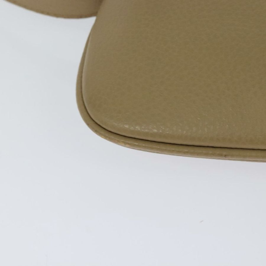 【日本直送】BURBERRY 皮革肩背包 米色 正品 am7618-14