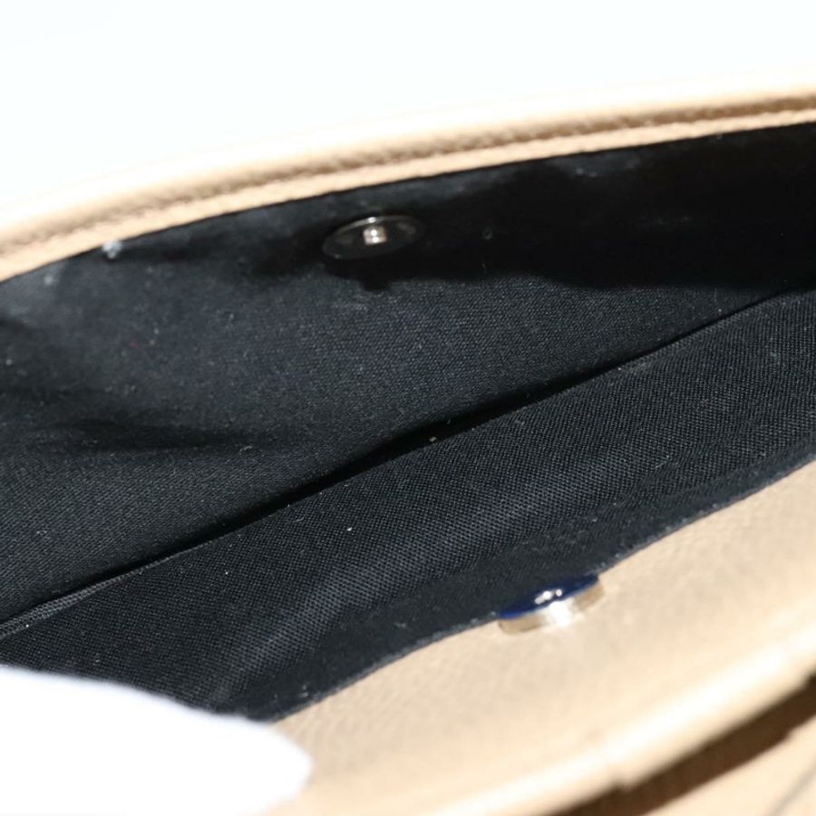 【日本直送】BURBERRY 皮革肩背包 米色 正品 am7618-20