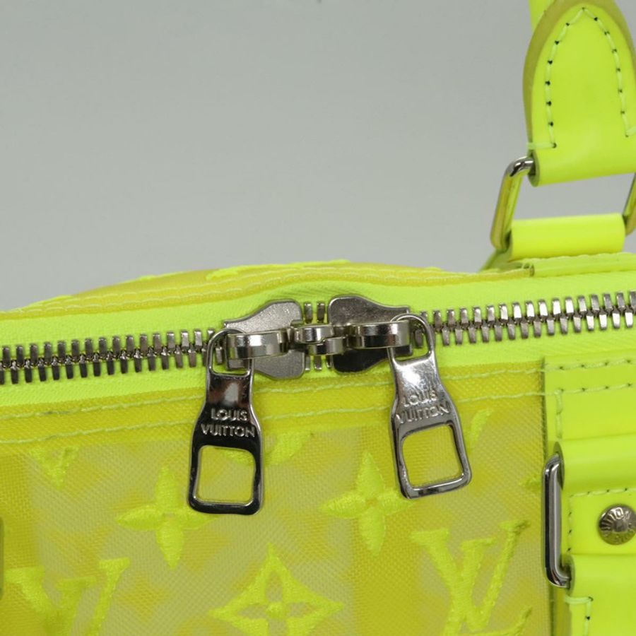 【日本直送】路易威登透明Keepall Bandouliere 50旅行包 黃色 M55380 正品 112531A-20