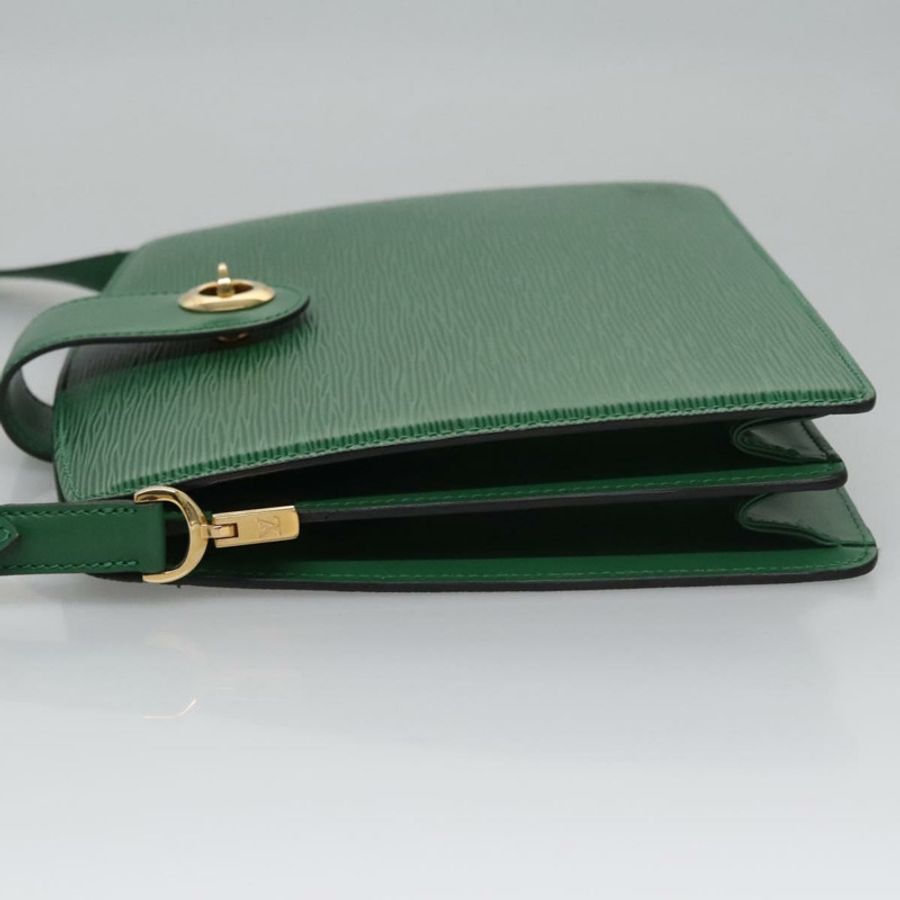 【日本直送】路易威登 Epi Capuchin 單肩包 綠色 M52344 LV 正品 BA232-3