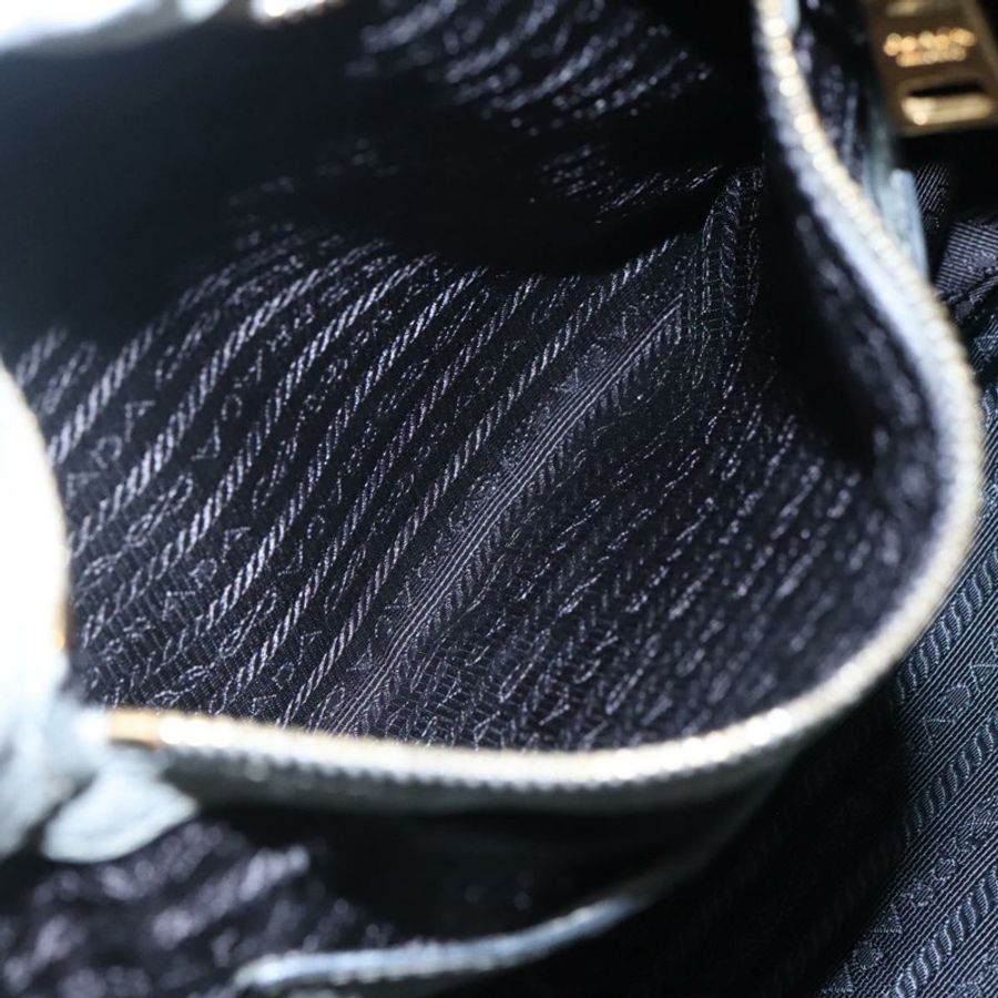 【日本直送】PRADA 手提包 皮革 兩用 灰色 正品 BA005-23