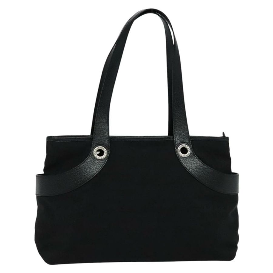 【日本直送】寶格麗 Logo mania 帆布黑色單肩包 正品 BA151-12