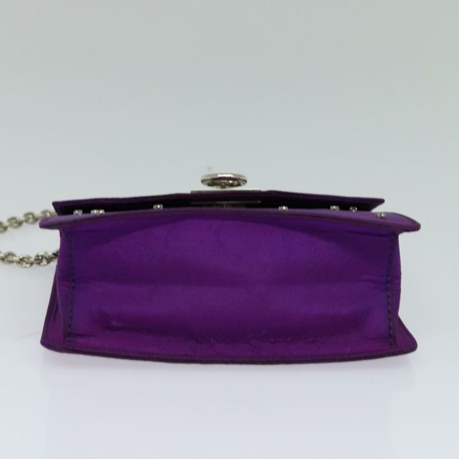 【日本直送】CELINE 尼龍紫色鏈條單肩包 正品 BA204-4