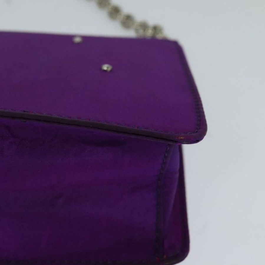 【日本直送】CELINE 尼龍紫色鏈條單肩包 正品 BA204-15
