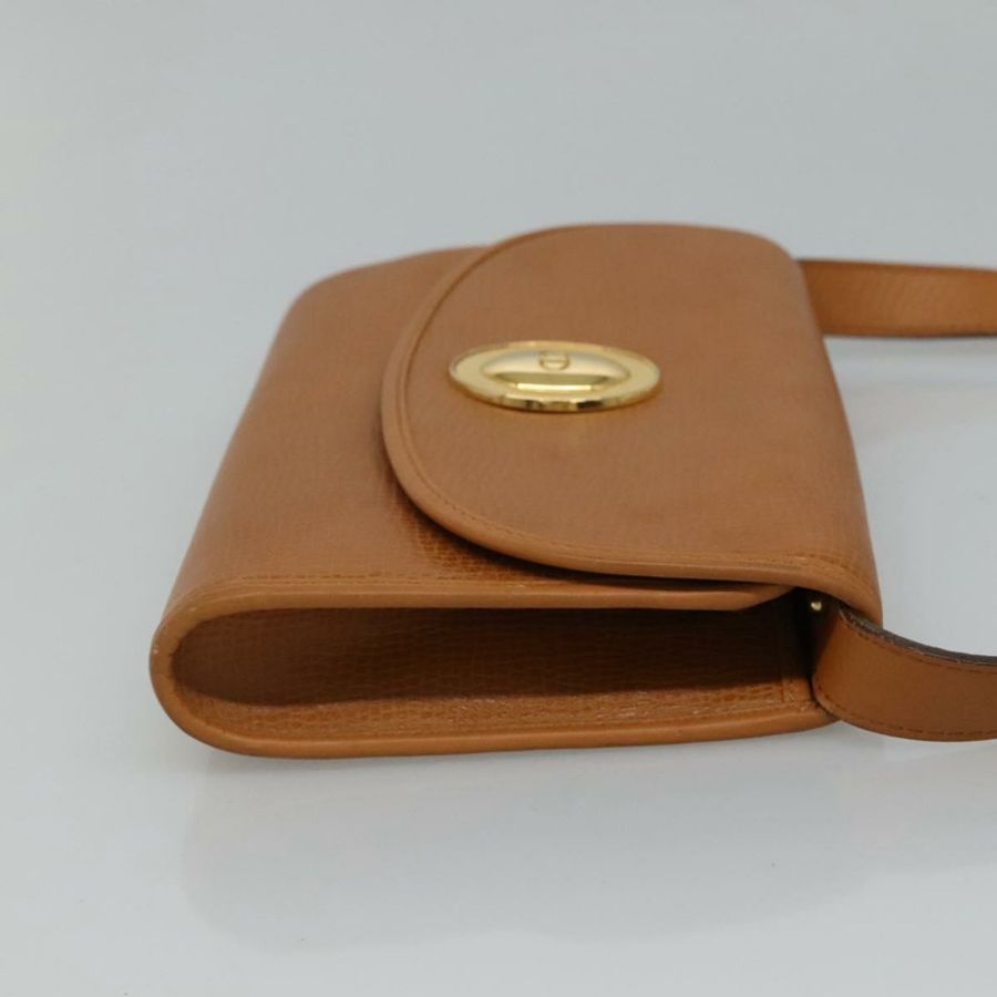 【日本直送】Christian Dior 米色皮革肩背包,正品 BA196-2