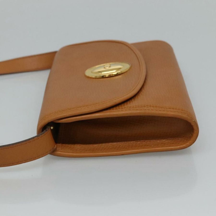 【日本直送】Christian Dior 米色皮革肩背包,正品 BA196-3