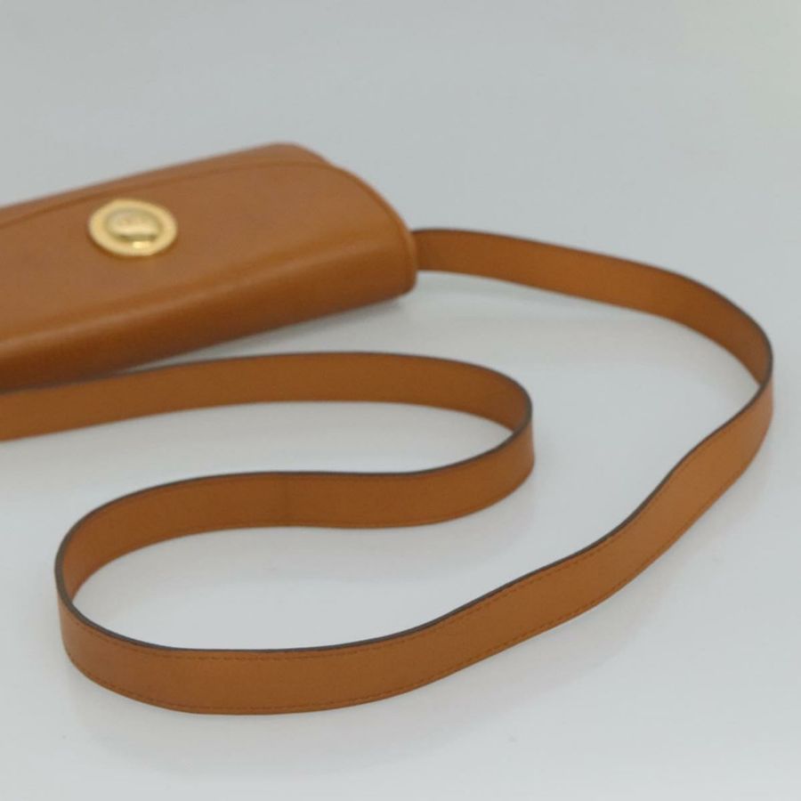 【日本直送】Christian Dior 米色皮革肩背包,正品 BA196-6