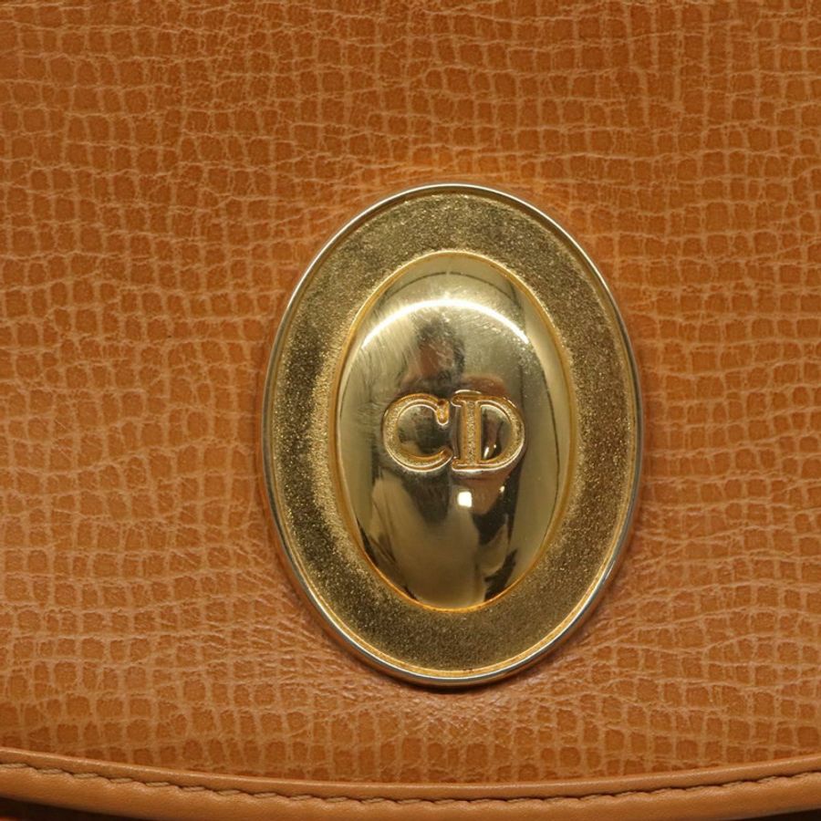 【日本直送】Christian Dior 米色皮革肩背包,正品 BA196-9
