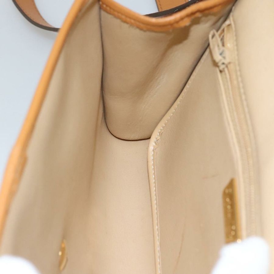 【日本直送】Christian Dior 米色皮革肩背包,正品 BA196-17
