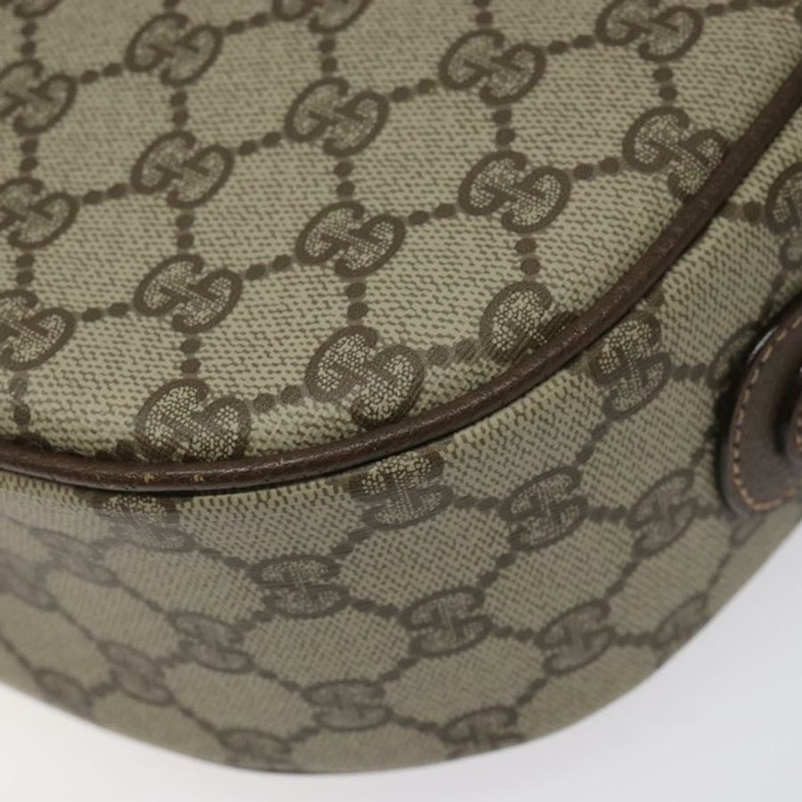 【日本直送】GUCCI GG Supreme Web Sherry Line 手提包 PVC 米色 金色 001 123 0918 正品 115011-14