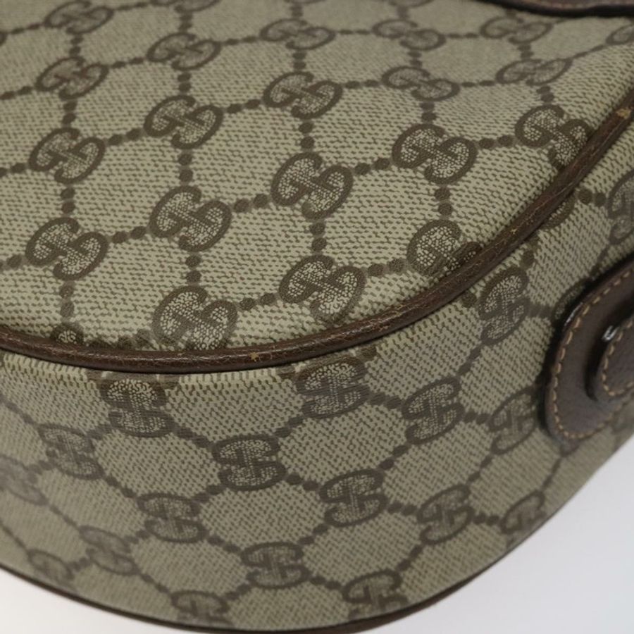 【日本直送】GUCCI GG Supreme Web Sherry Line 手提包 PVC 米色 金色 001 123 0918 正品 115011-15