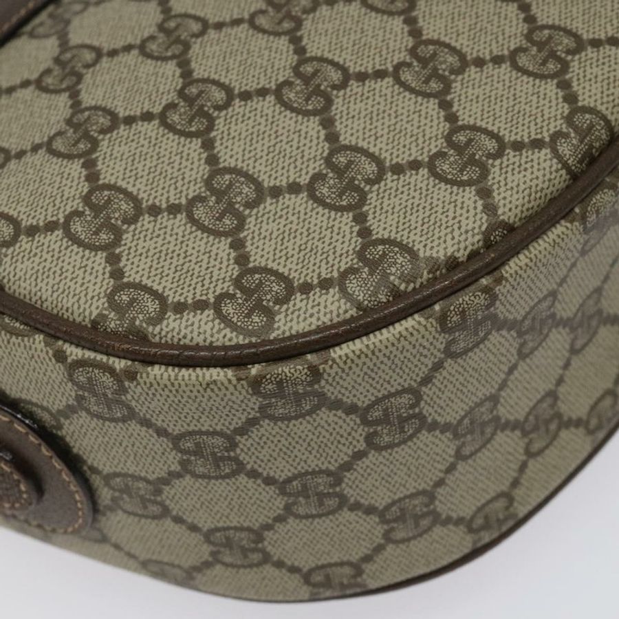 【日本直送】GUCCI GG Supreme Web Sherry Line 手提包 PVC 米色 金色 001 123 0918 正品 115011-16
