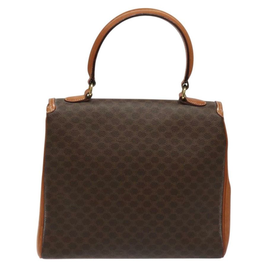 【日本直送】CELINE Macadam帆布手提包 PVC棕色金色 正品 115067-1
