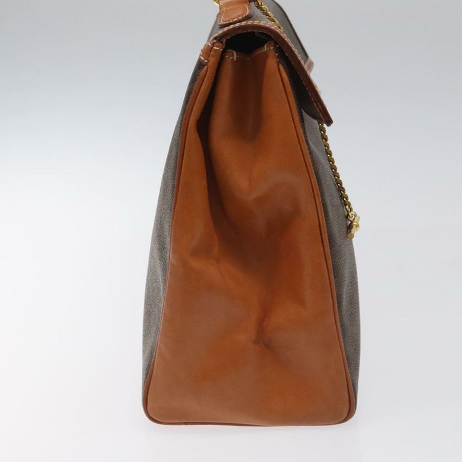 【日本直送】CELINE Macadam帆布手提包 PVC棕色金色 正品 115067-3