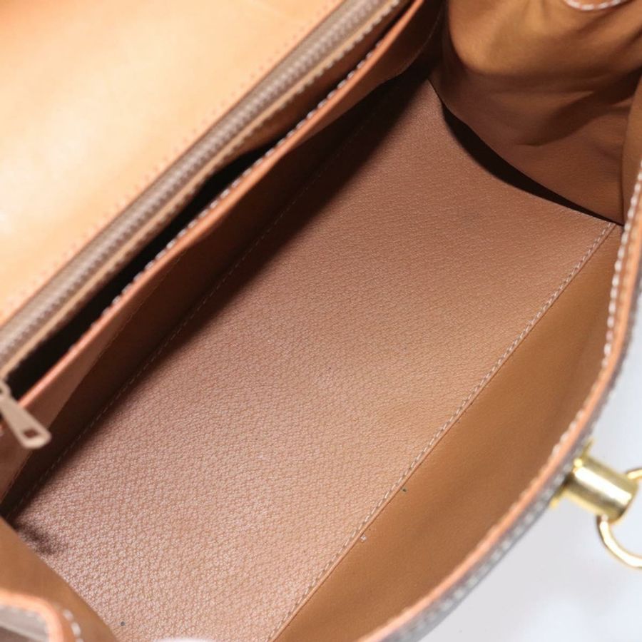 【日本直送】CELINE Macadam帆布手提包 PVC棕色金色 正品 115067-9