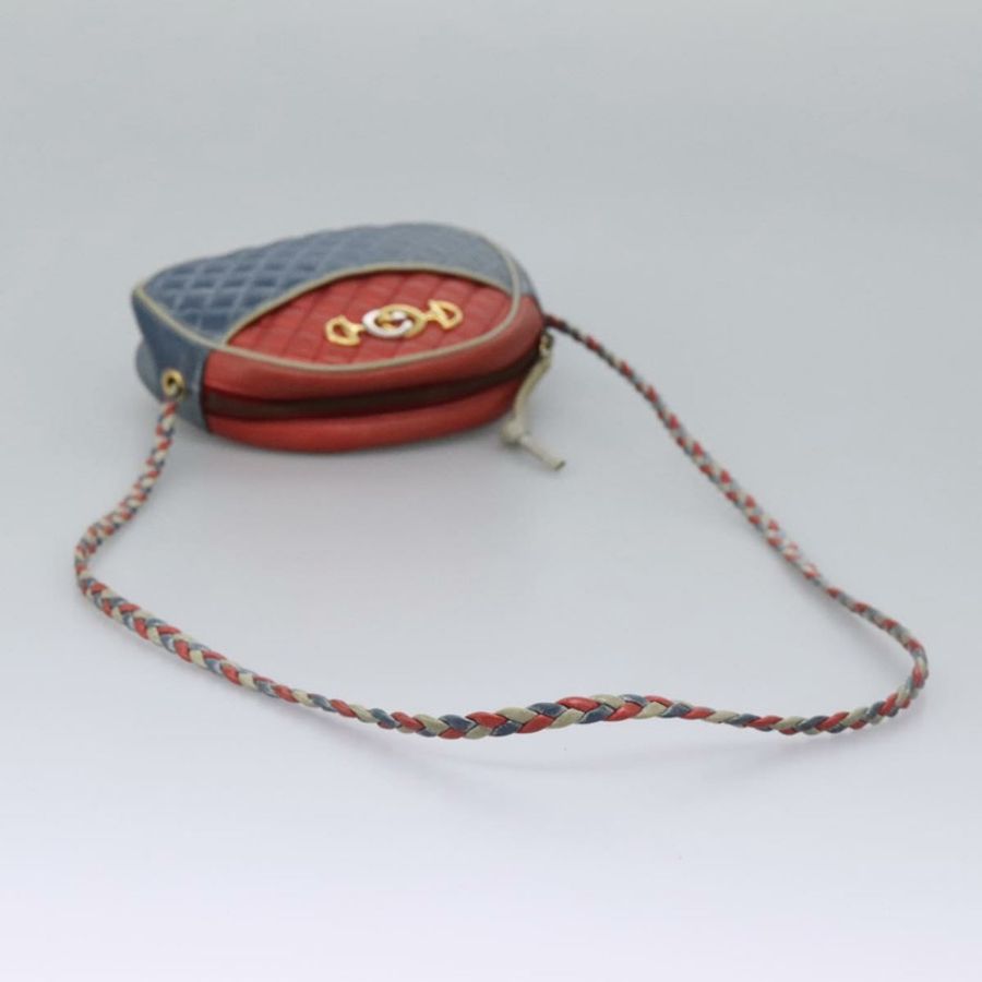 【日本直送】GUCCI 皮革肩背包 紅色 藍色 534951 正品 115205-6