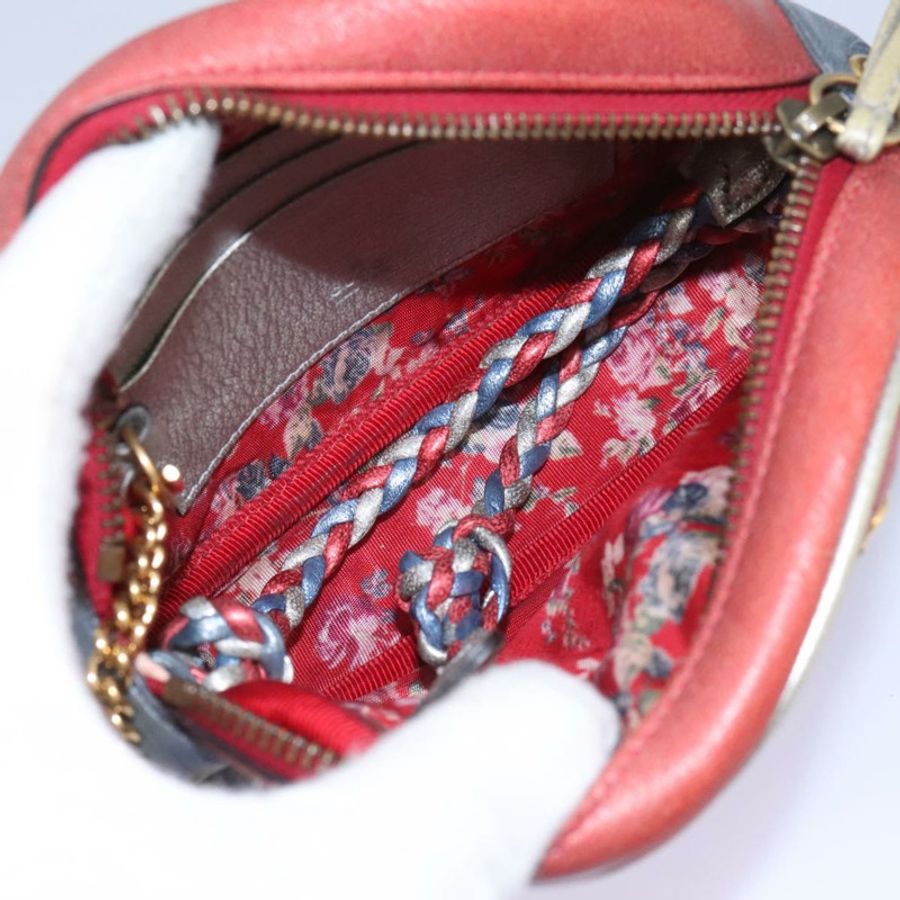 【日本直送】GUCCI 皮革肩背包 紅色 藍色 534951 正品 115205-21