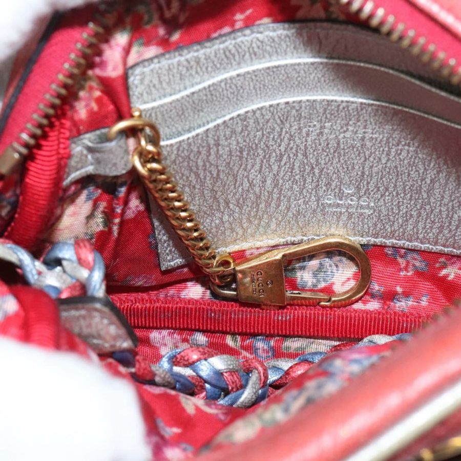 【日本直送】GUCCI 皮革肩背包 紅色 藍色 534951 正品 115205-22