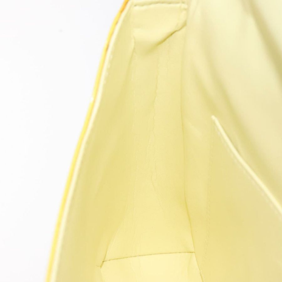 【日本直送】路易威登 Monogram Vernis Thompson Street 手提包 黃色 M91071 LV 正品 ac3631-18