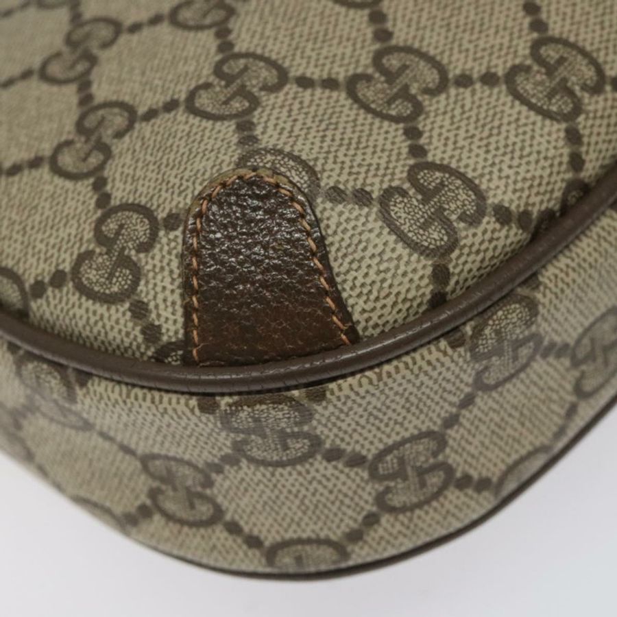 【日本直送】GUCCI GG Supreme Web Sherry Line 單肩包 PVC 米色 紅色 綠色 正品 100756-8
