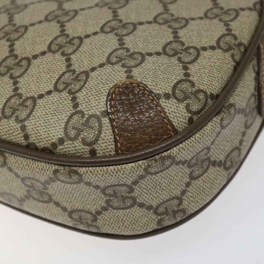 【日本直送】GUCCI GG Supreme Web Sherry Line 單肩包 PVC 米色 紅色 綠色 正品 100756-13