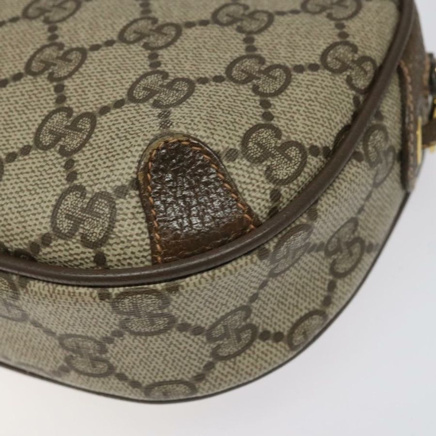 【日本直送】GUCCI GG Supreme Web Sherry Line 單肩包 PVC 米色 紅色 綠色 正品 100756-15