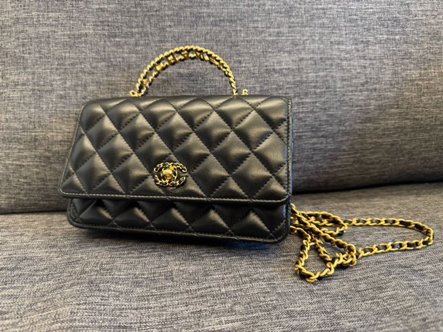 CHANEL 24C WOC 鏈帶皮夾-8