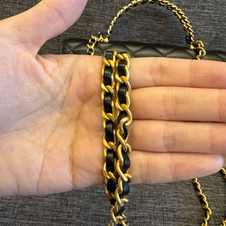 CHANEL 24C WOC 鏈帶皮夾-14