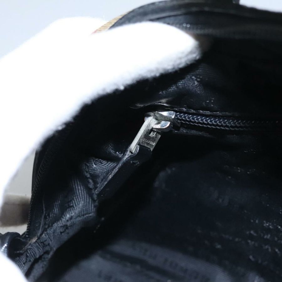 【日本直送】BURBERRY Nova 格紋手提包 PVC 米色 正品 BD255-19
