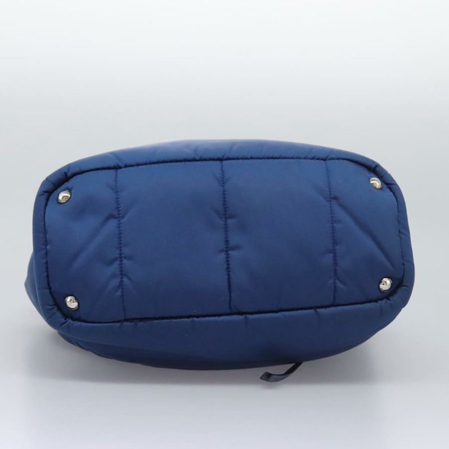 【日本直送】PRADA 尼龍手提包 2way 藍色銀色 正品 BD054-4