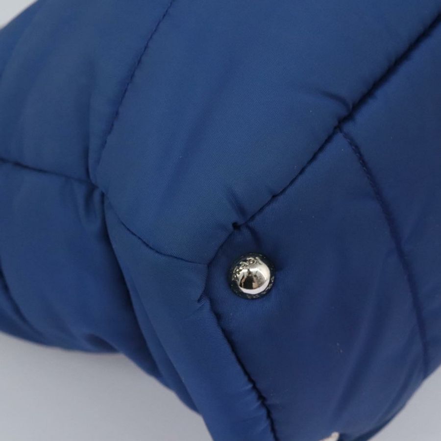 【日本直送】PRADA 尼龍手提包 2way 藍色銀色 正品 BD054-13