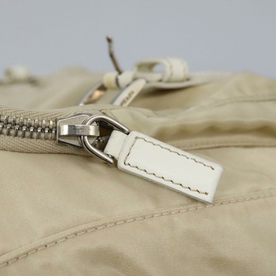 【日本直送】PRADA 尼龍米色銀色單肩包 正品 ac3661-25