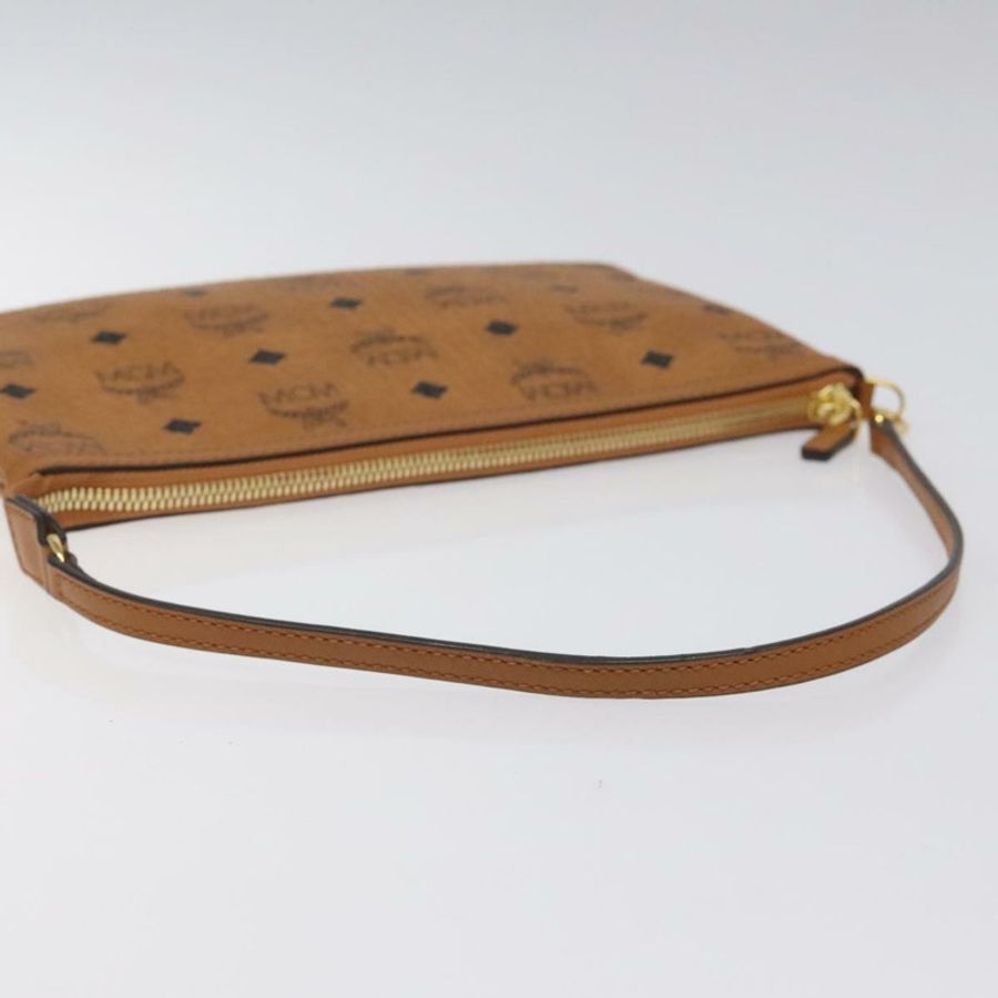 【日本直送】MCM Vicetos Logoogram 配件包 PVC 棕色 正品 MY027-6