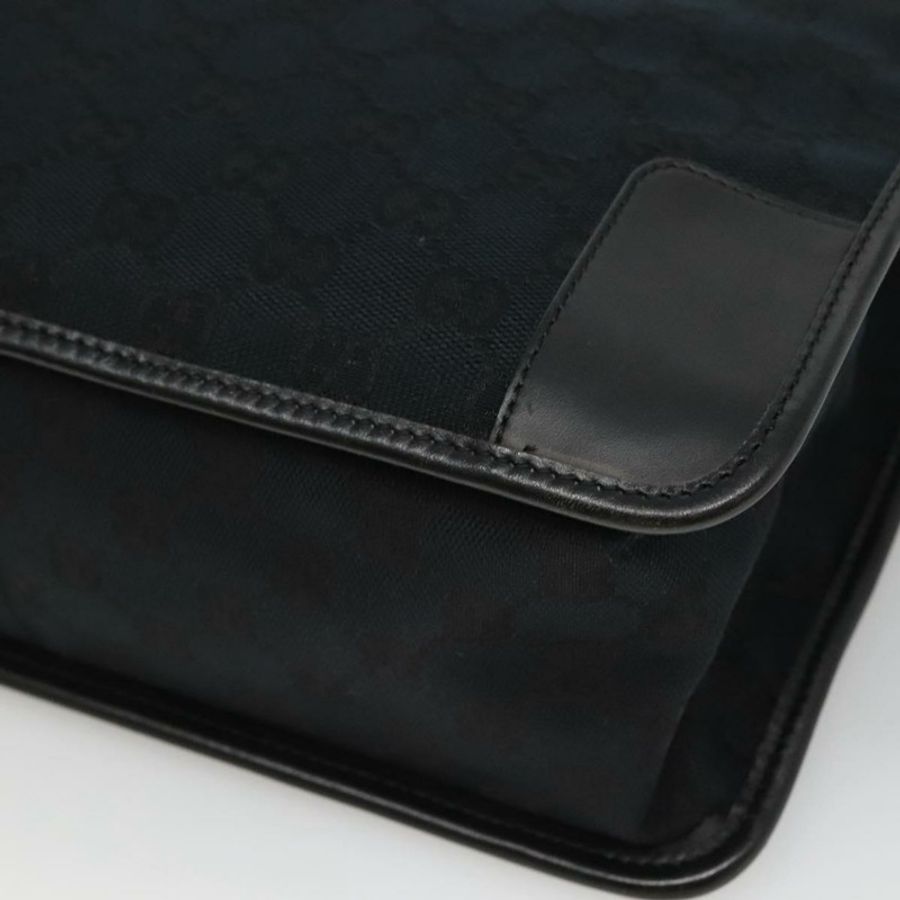 【日本直送】GUCCI GG帆布托特包 奧特萊斯 黑色金色 000 0855 00 2113 Auth am7878-16