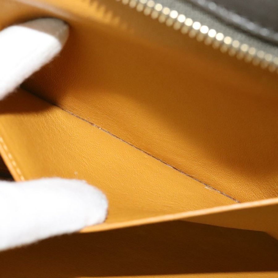【日本直送】CELINE Trapeze 手提包 皮革 2way 海軍藍 金色 Auth BA400-21