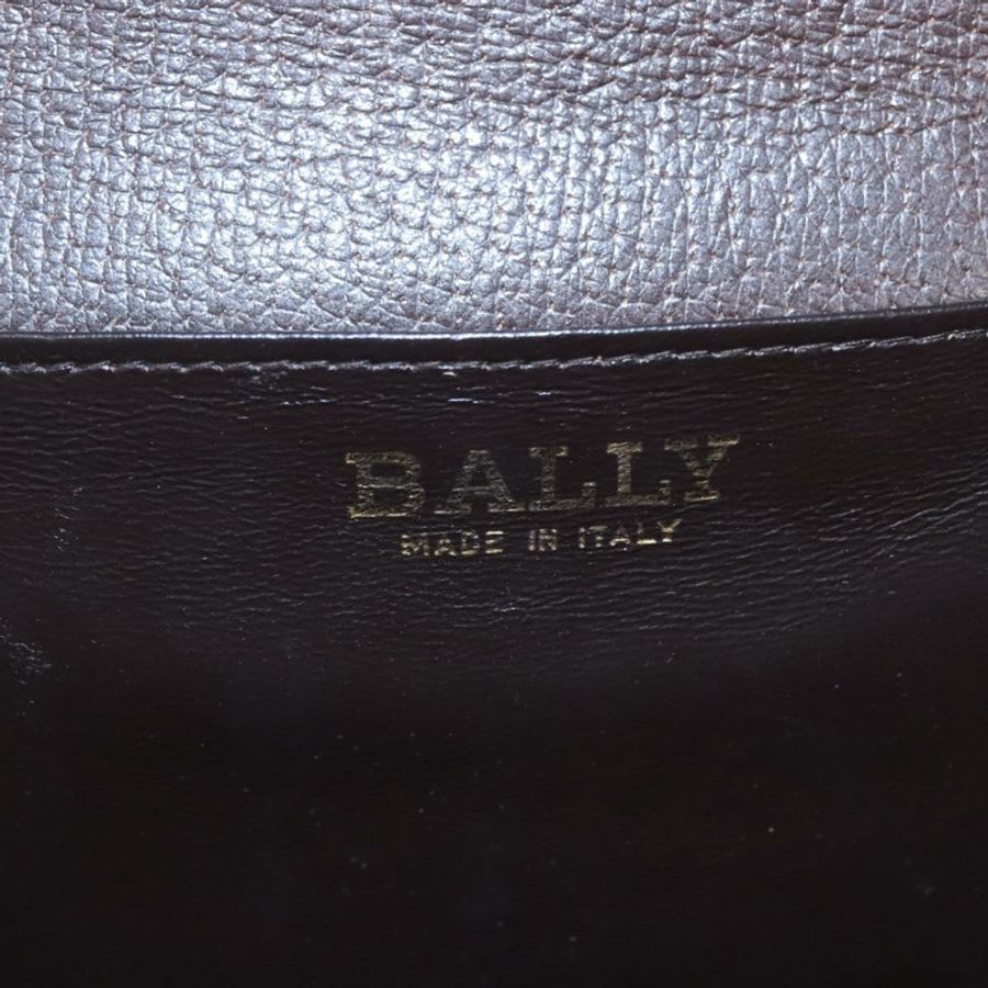 【日本直送】BALLY 鏈條單肩包 皮革 棕色 金色 正品 bs22953-18