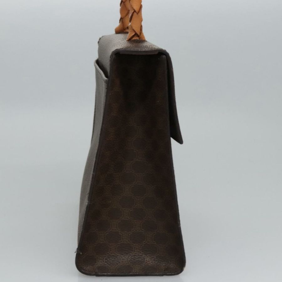 【日本直送】CELINE Macadam帆布手提包 PVC皮革 兩用棕色 正品 EC148-3