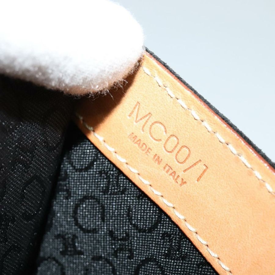 【日本直送】CELINE C Macadam帆布單肩包 麂皮 黑色 正品 EC226-11