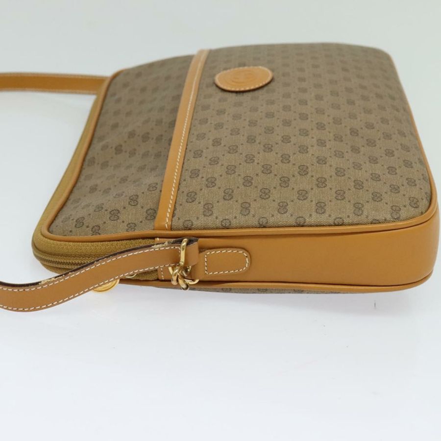 【日本直送】GUCCI Micro GG Supreme 單肩包 PVC 米色 金色 004 89 0262 正品 ep7836-2
