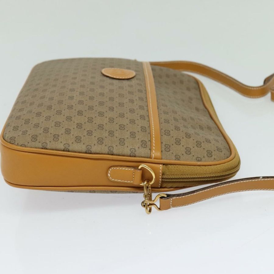 【日本直送】GUCCI Micro GG Supreme 單肩包 PVC 米色 金色 004 89 0262 正品 ep7836-3